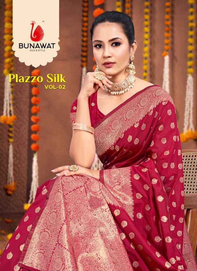 bunawat plazzo silk vol 02 festival wear saree collection