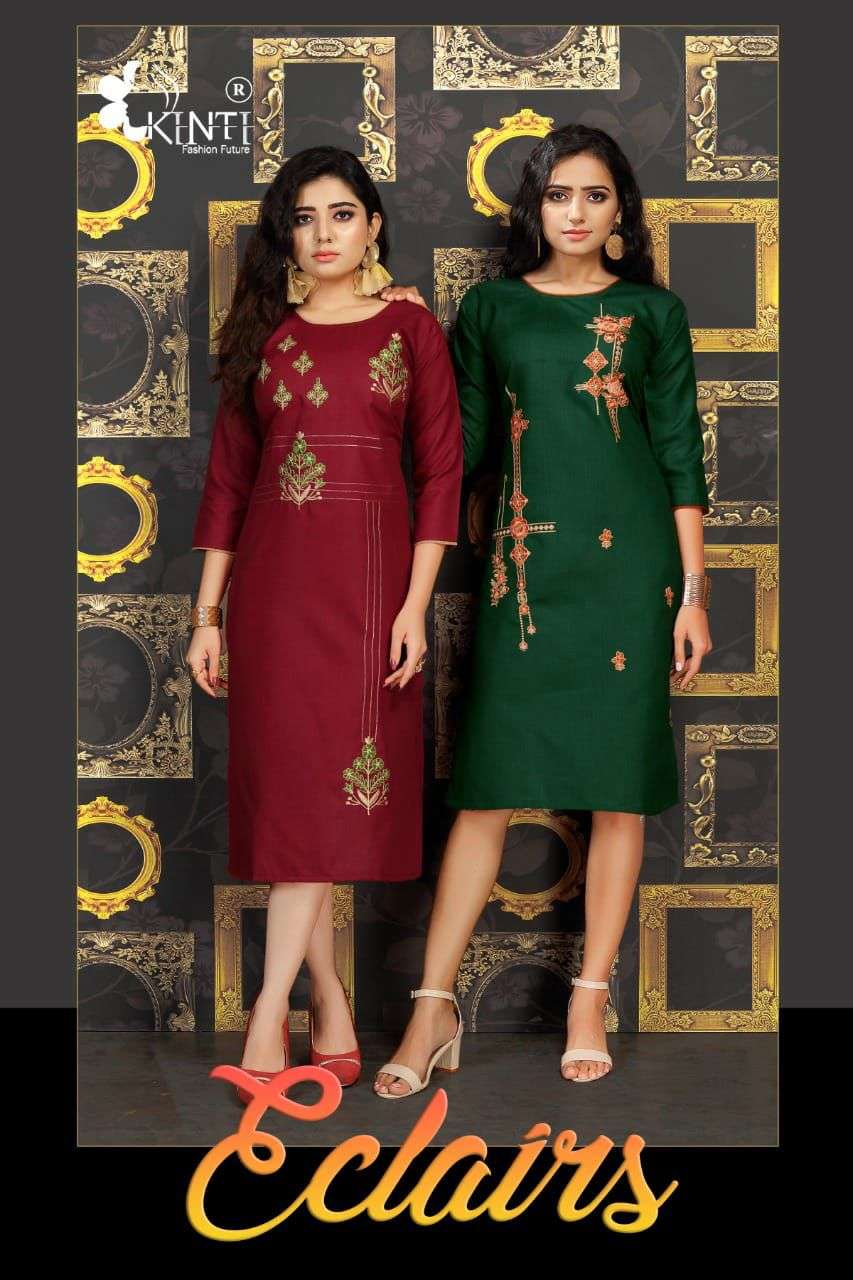 Kaya Eclairs Reyon Print Kurtis Catalog At Best Rate Seller