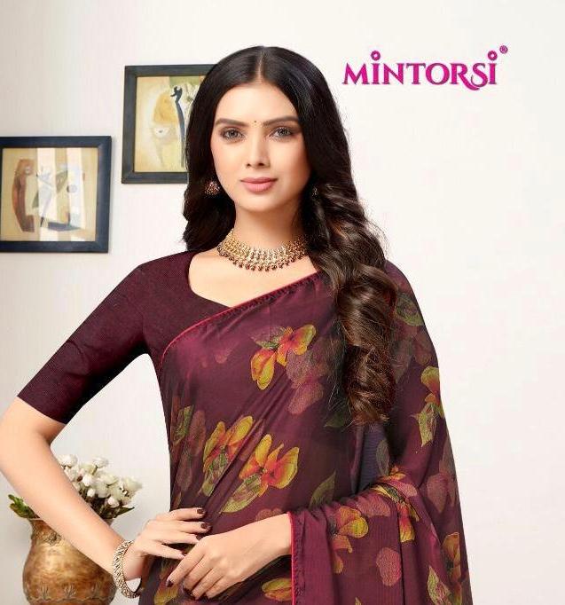 Ruchi Cadbury Georgette Printed Sarees Catalog Wholesale Rate Seller