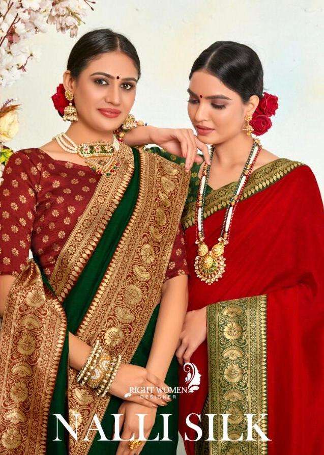 Shangrila Nalli Silk Pure Banarasi Weaving Designer Traditional Saree Concept Wholesale