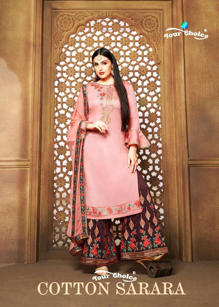 Your Choice Sarara Georgette Sarara Style Salwar Kameez Online Wholesale Dealer Surat