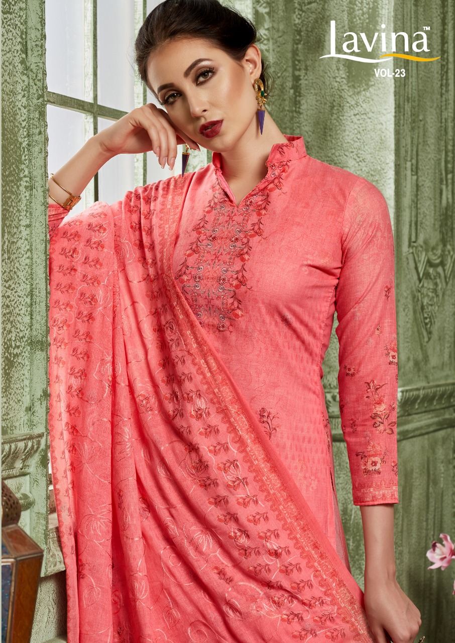 Lavina Vol 23 Georgette Heavy Embroidery Salwar Kameez Catalogue Online Dealer