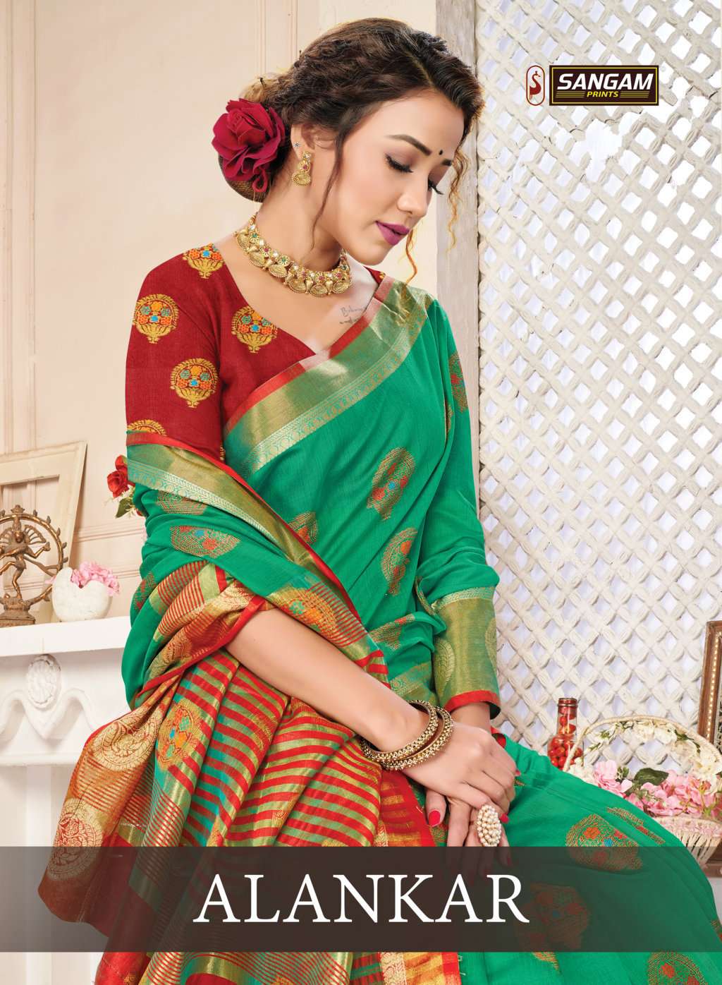 Sanskar Style Alankar Silk Fancy Lehanga Catalogue Wholesale Dealer