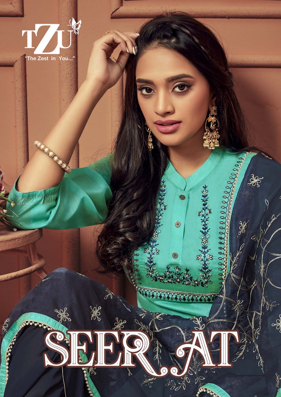 Seerat By Your Choice Georgette Sarara Style Salwar Kameez Pakistani Dress Collection