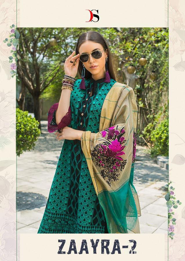 Cosmos Aayra Vol 2 Organza Work Suits Wholesale Rate