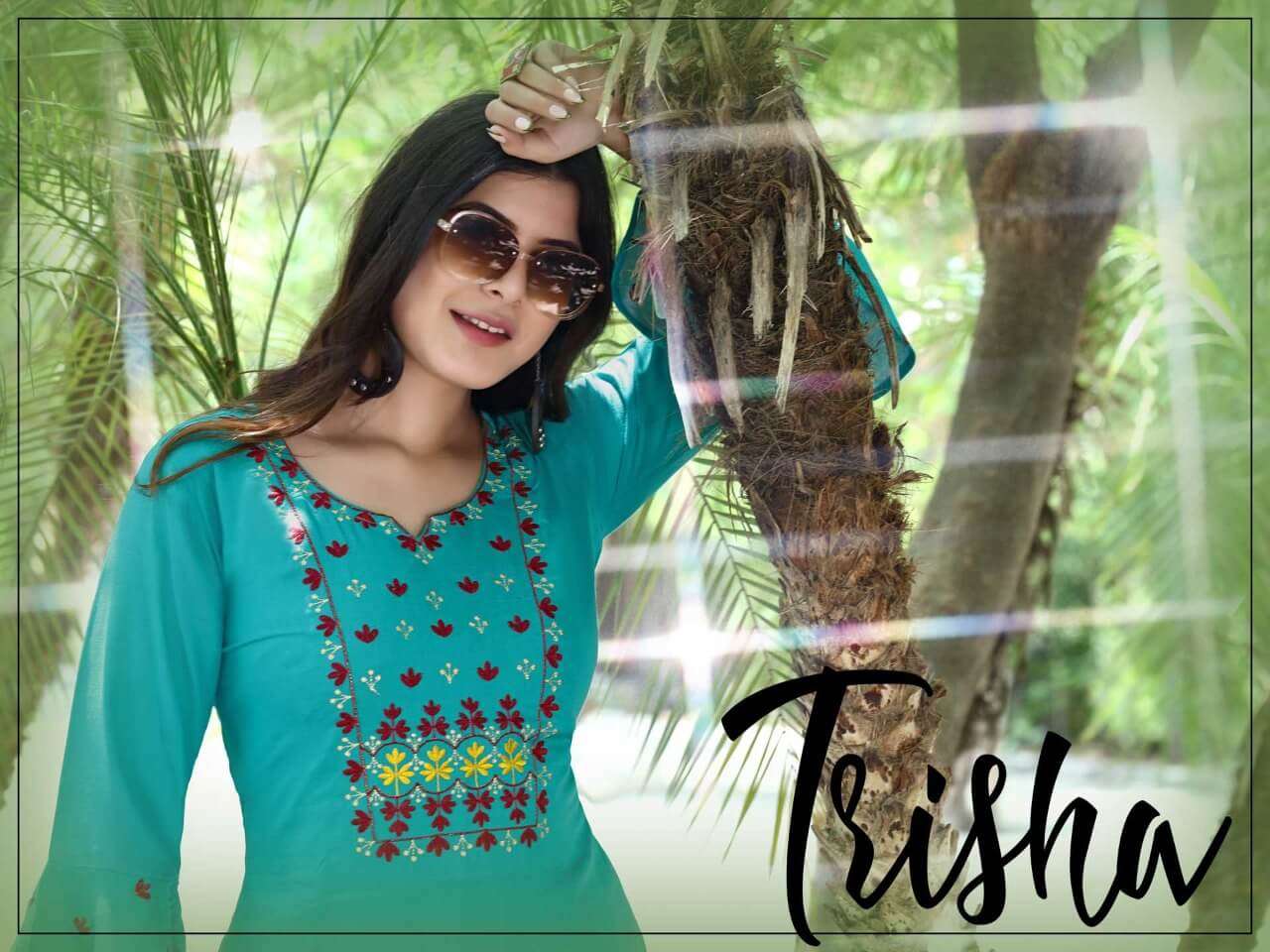 T And M Designer Trisha Pure Raw Silk Heavy Work Designer Salwar Kameez Collection Wholesale