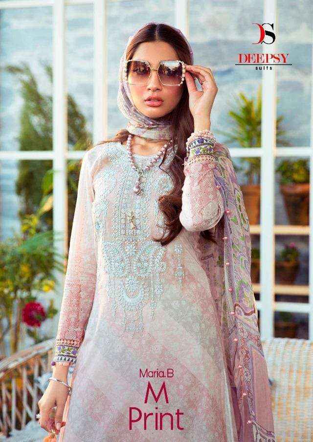 Shree Fabs Maria B Mprint Cotton Pakistani Dress Wholesalers In Surat