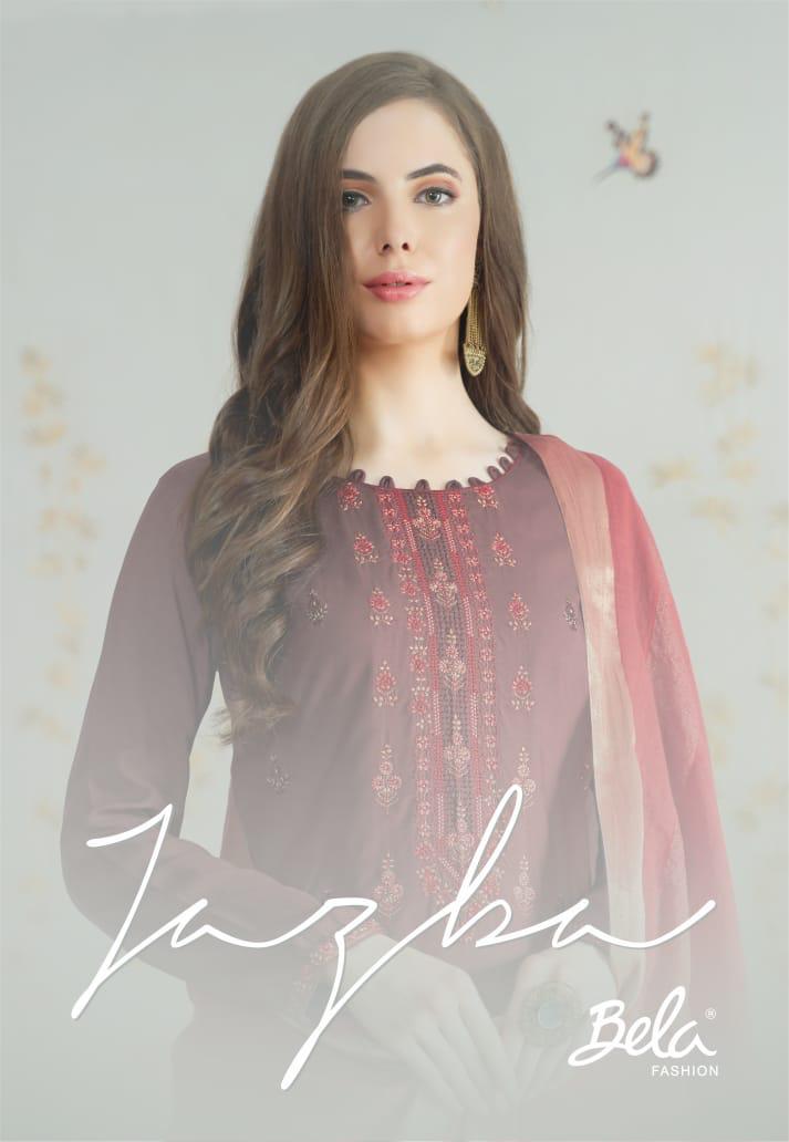 Jazba By Kapil Trendz Cotton Jam Silk Fancy Dress Materials Supplier Surat