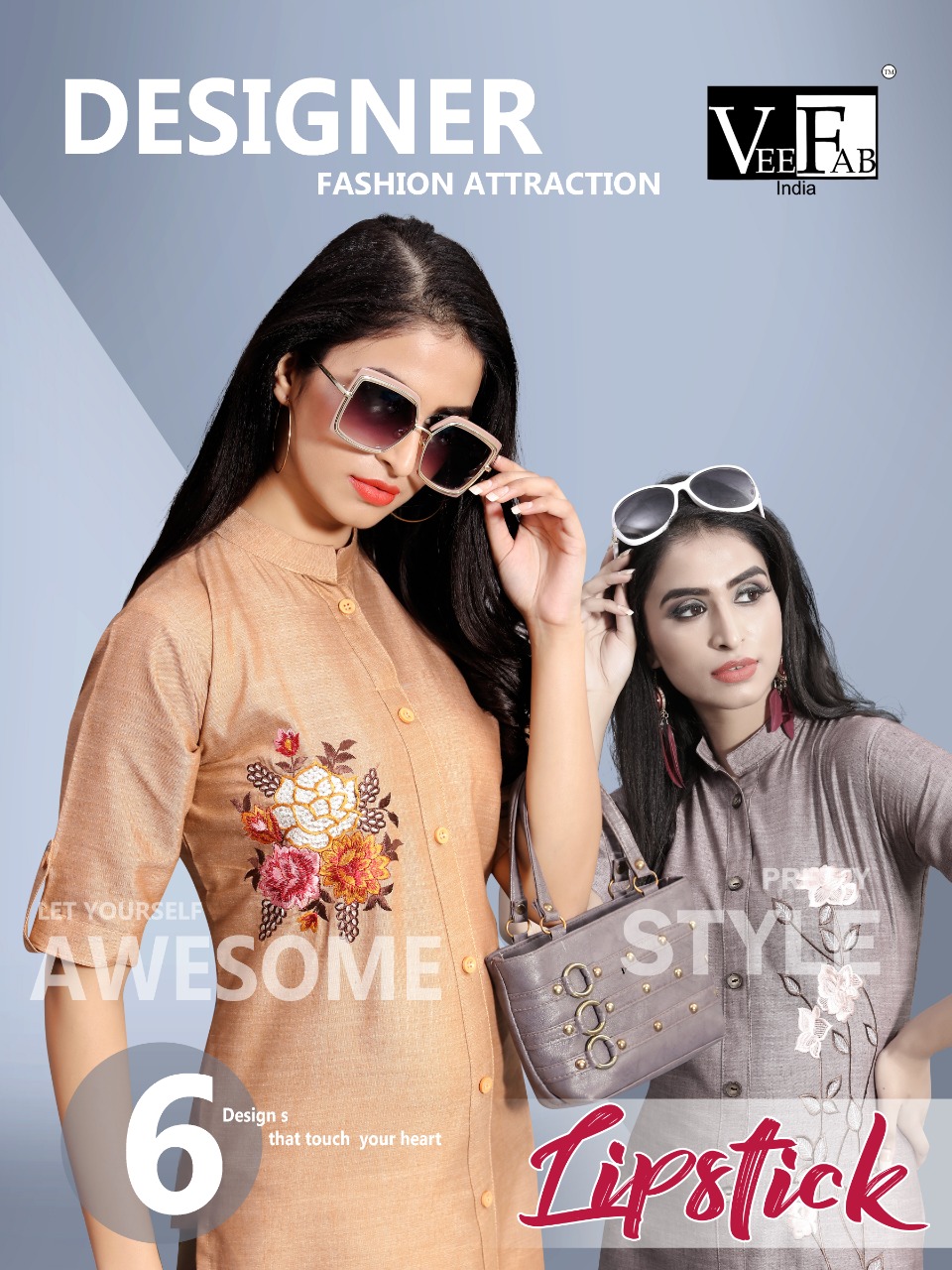 Kinti Launched Lipstick Reyon Classicle Stylish Fancy Designer Kurti Surat Dealer