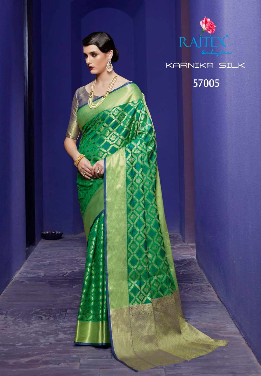 Rajtex Saree Karnika Silk Traditional Indian Patola Silk Sarees Wholesale