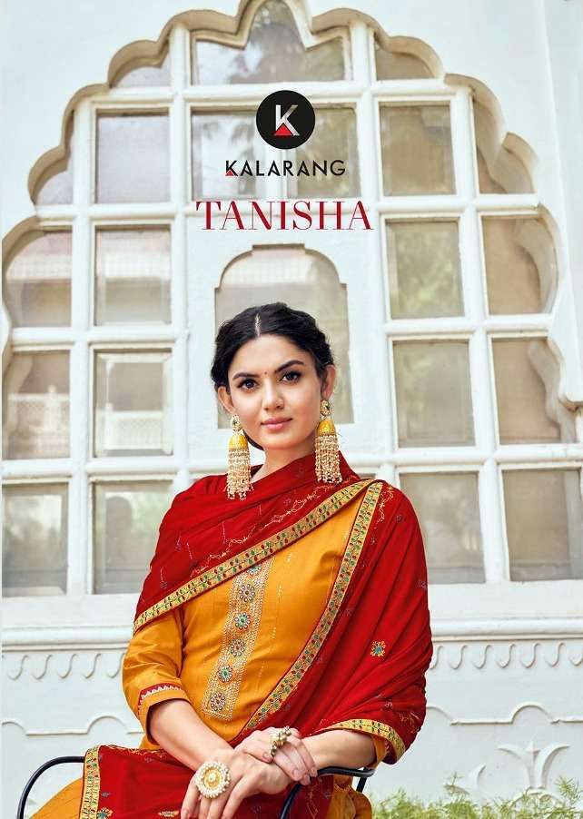 Tanisha By Jinaam Cotton Satin Party Wear Digital Printed Salwar Kameez Collection