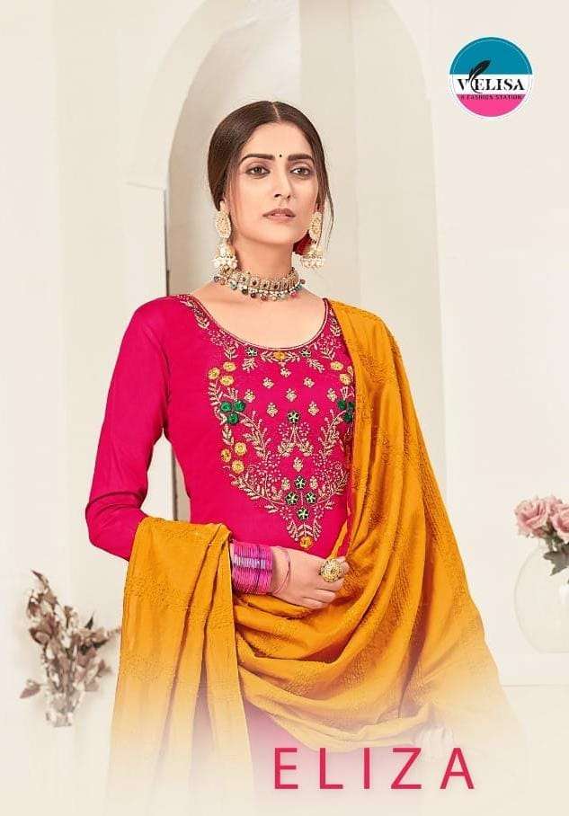 Vipul Launching D Cat 701 Eliza Satin Silk Salwar Kameez Wholesale Price