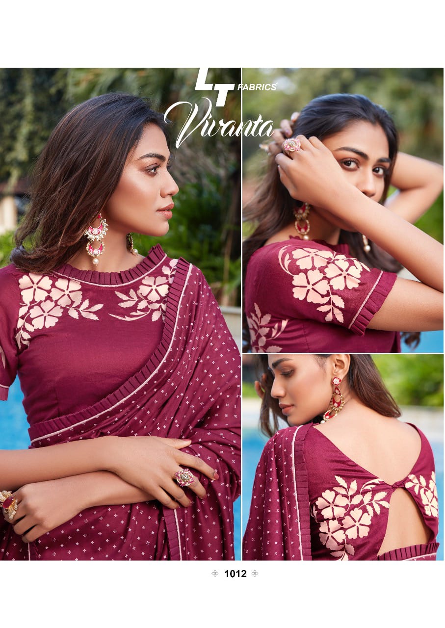 Lt Fashion Vivanta Handloom Silk Traditional Fancy Saree Collection