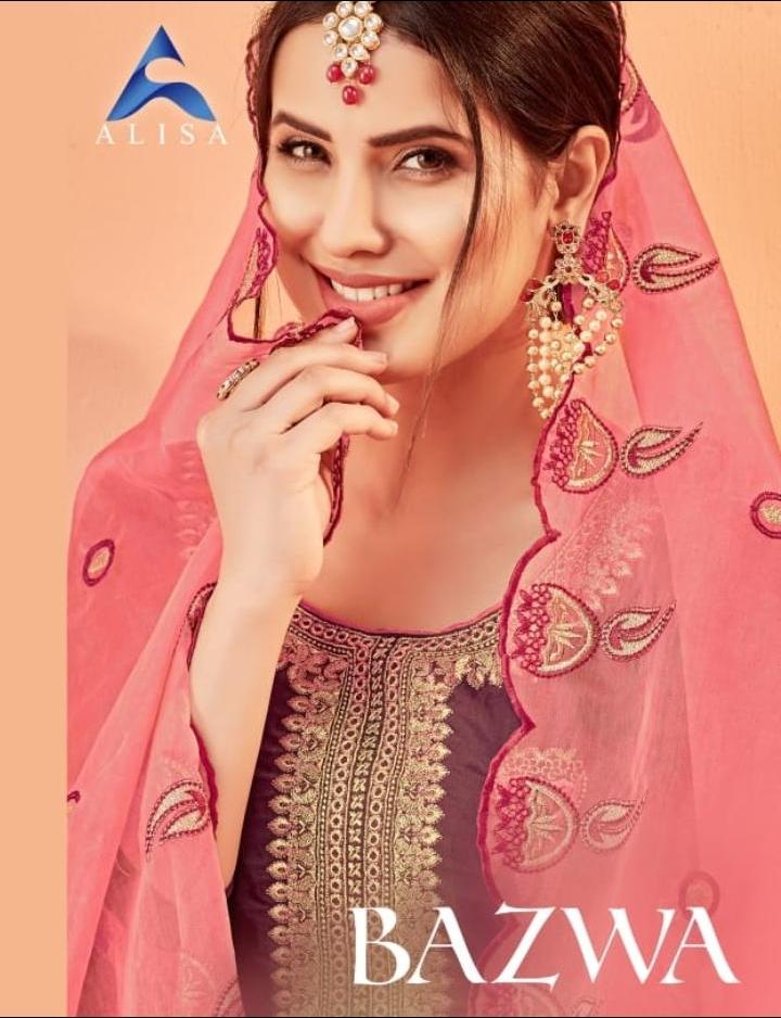 Rsf Presenting Bazwa Upada Silk Long Suit Supplier Online Dealer Surat