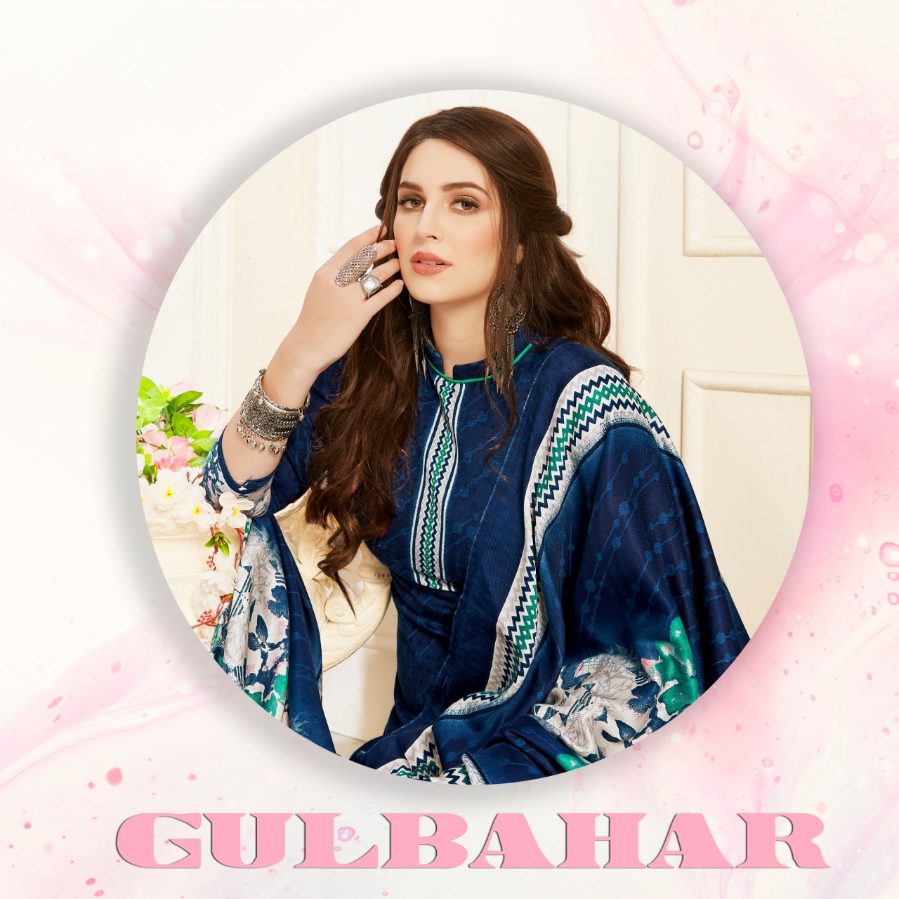 Tanishk Fashion Gulbahar Pashmina Print Dress Materials Wholesale Supplier