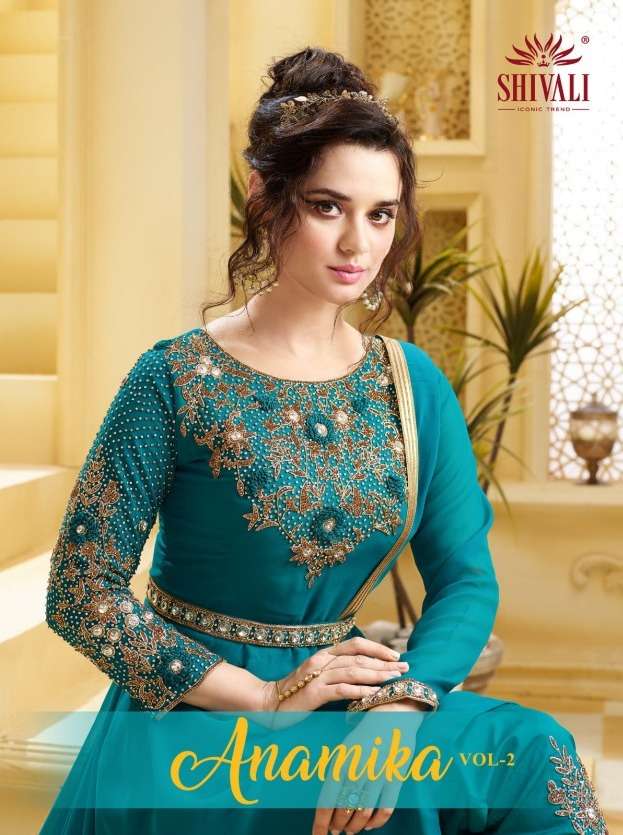 Angroop Plus Presents Anamika Vol 2 Pashmina Suit With Price Online