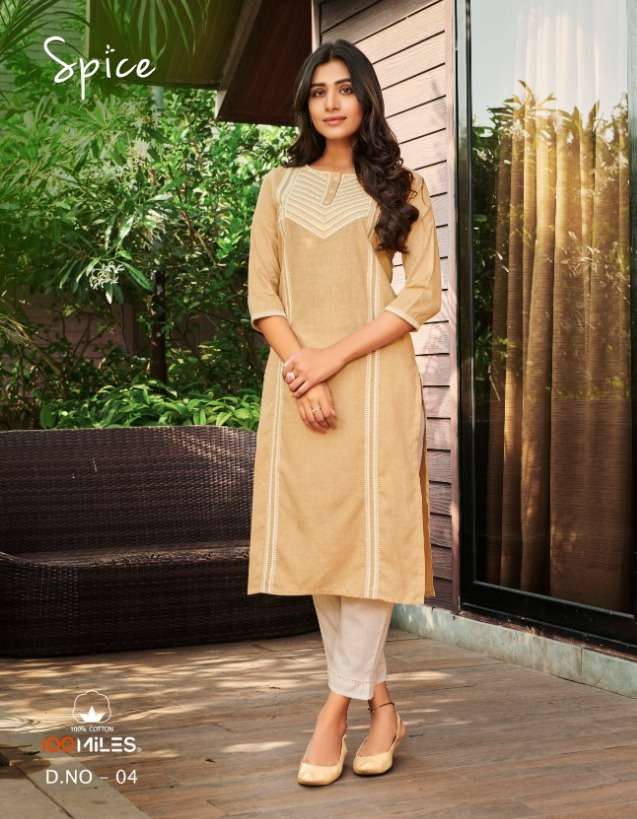 Rangoon Spice By Kessi Long Cotton Readymade Kurti Supplier Wholesaler In Surat