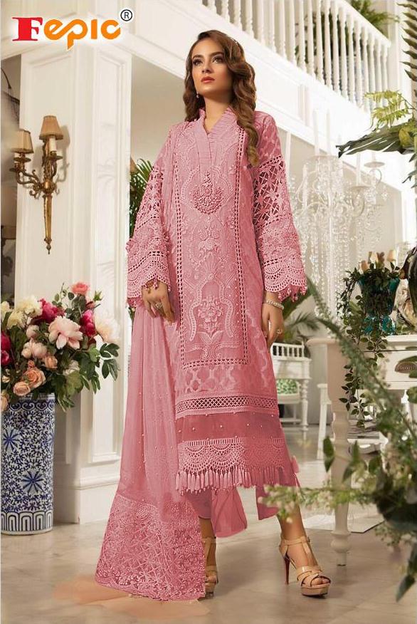 Fepic Rosemeen Pure Organza Designer Pakistani Suit Concept