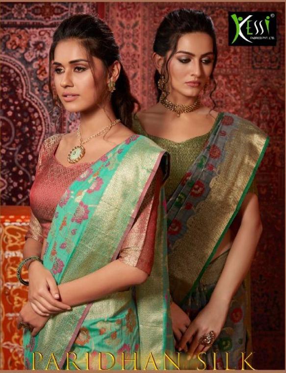 Rangoon Paridhan Silk Readymade Long Salwar Suits With Banaras Dupatta