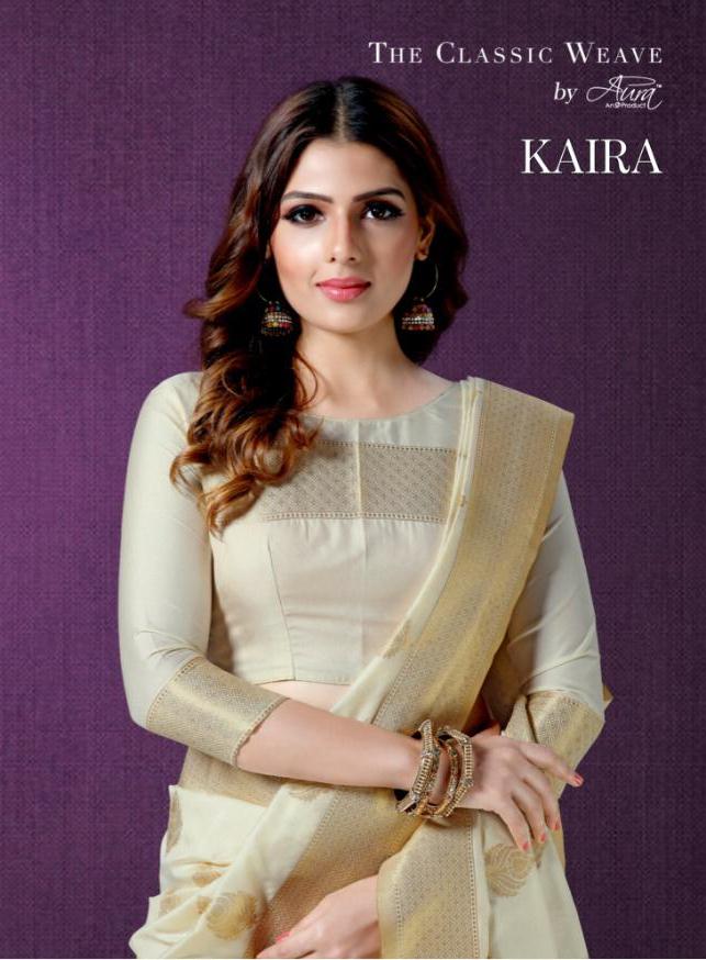 Aura Saree Kaira Silk Traditional Wear Saree Wholesale Price In Surat Market