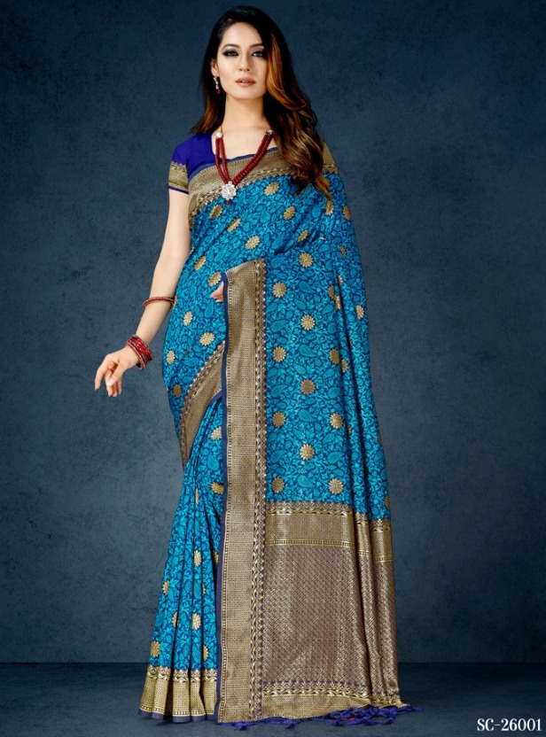 Aura Saree Present Spriha Silk Traditional Wear Saree Dealer In Surat