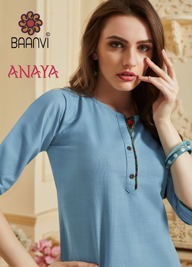 Baanvi Anaya Cotton Formal Wear Kurti Wholesale Price In India