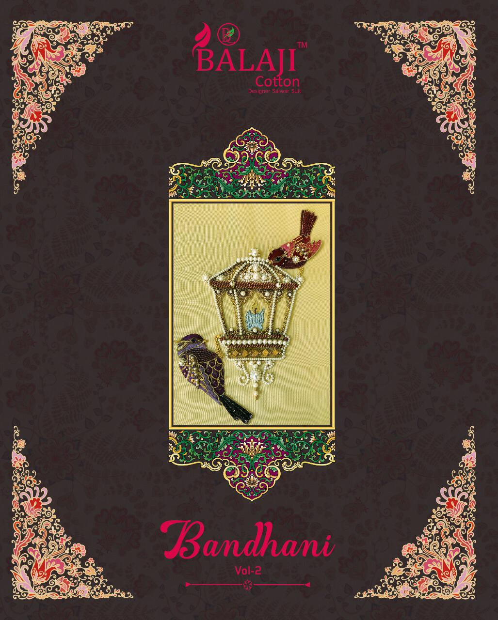 Balaji Cotton Bandhani Vol 2 Cotton Traditional Wear Indian Dress Material