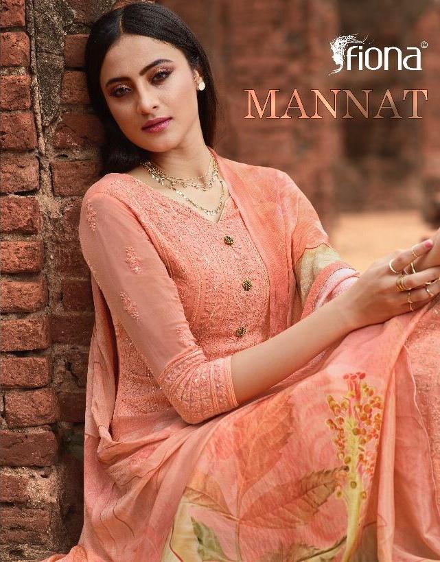 Fiona Mannat Pure Georgette With Lacknowi Embroidery Work Salwar Suit Online