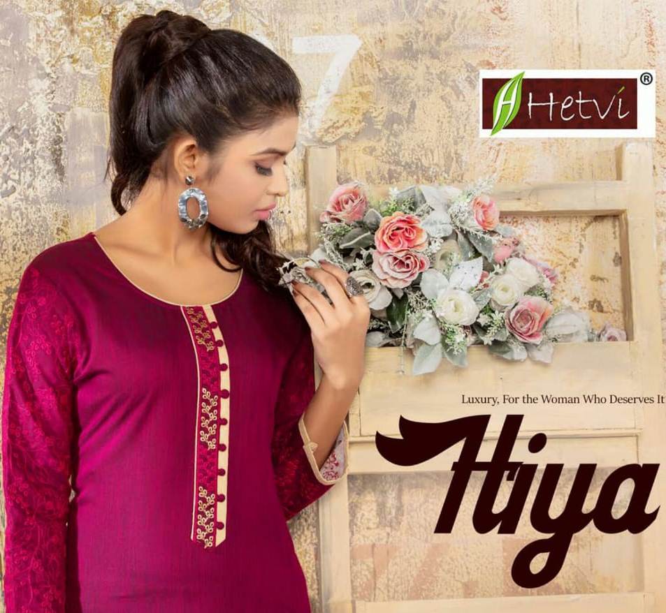 Hetvi Launch Hiya Rayon Stylish Kurti Wholesale Price In Surat Market