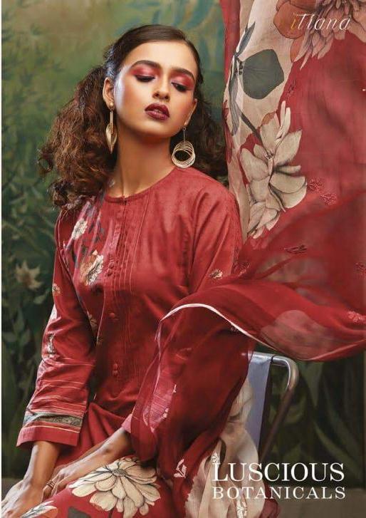 Itrana Lucious Botanicals Jacquard Digital Print Salwar Suit In Surat