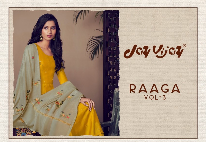 Jay Vijay Present Raaga Vol 3 Pure Bember Silk Designer Salwar Kameez