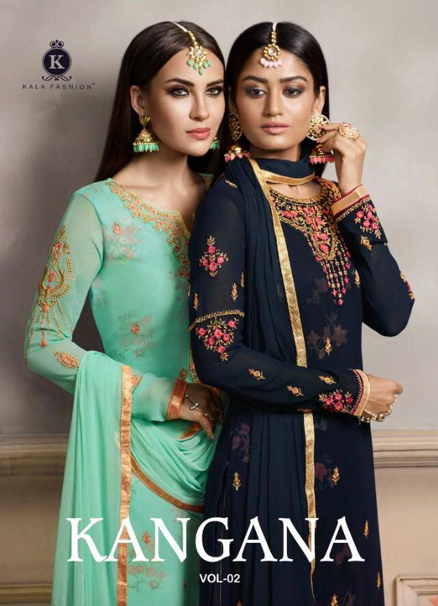 Kala Fashion Launch Kangana Vol 2 Georgette Digital Print Casual Partywear Suit