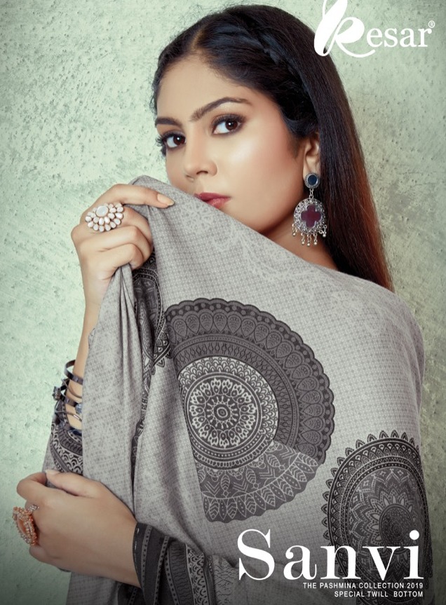 Kesari Sanvi Pashmina Printed Dress Winter Collection Catalog