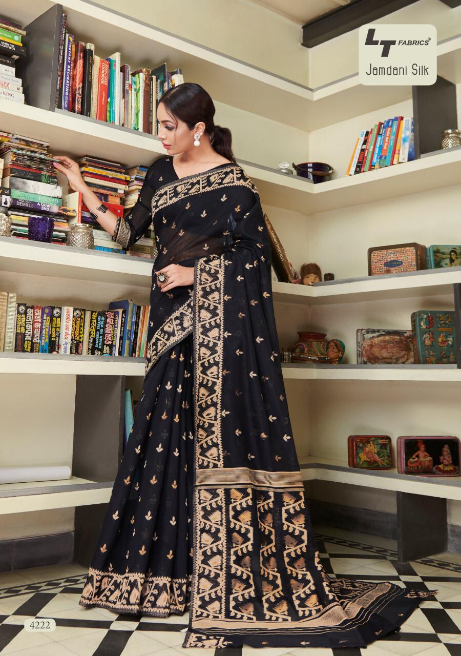 Lt Fashion Launch Jamdani Silk Looking Rich Indian Wear Saree Collection