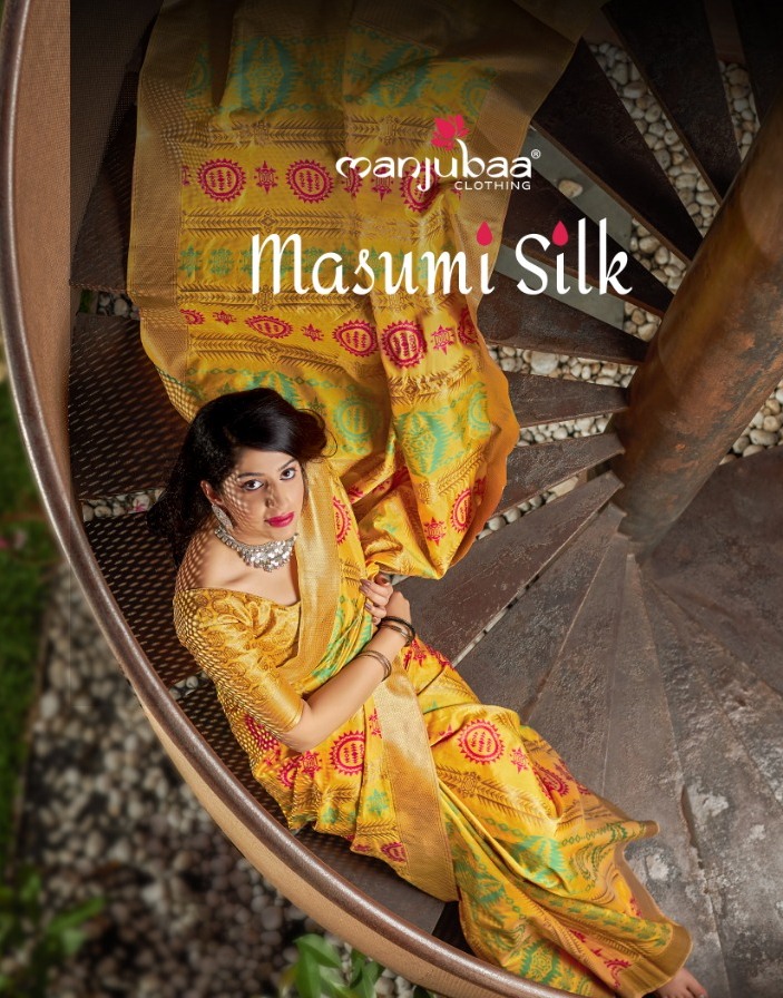 Manjubaa Clothing Launch Masumi Silk Traditional Wear Banarasi Silk Saree