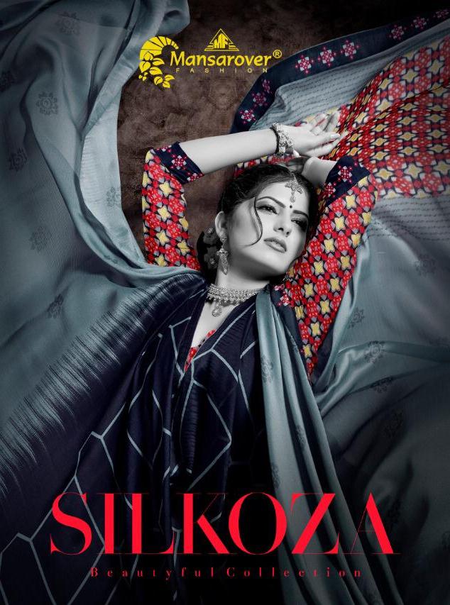 Mansarover Fashion Sikoza Vol 1 Chinese Chiffon Saree Online Shopping In Surat