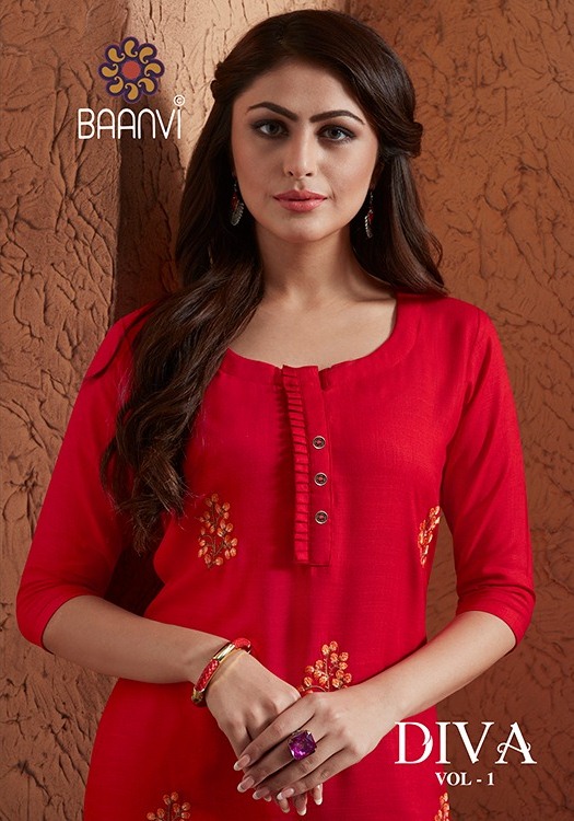 R Studio Baanvi Diva Rayon Formal Wear Kurti Online Dealer In India