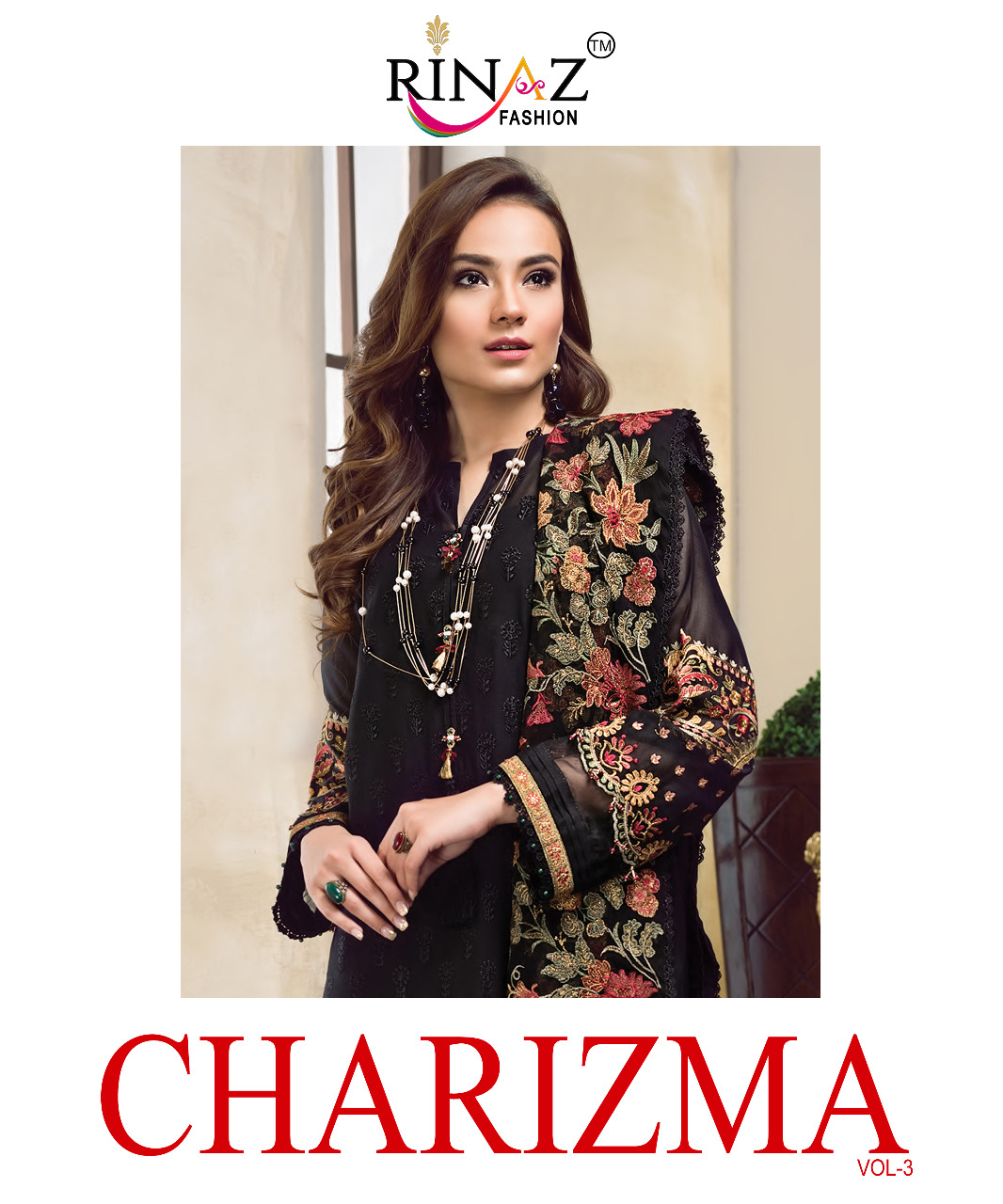 Rinaz Fashion Charizma Vol 3 Cambric Cotton Pakistani Concept Suits Collection