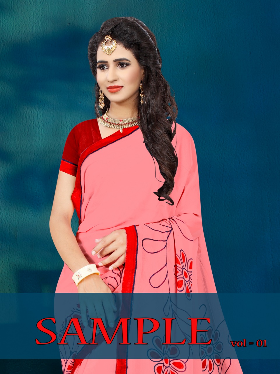 Sample Kajri Vol 8 Casual Wear Printed Weightless Saree Online Shopping