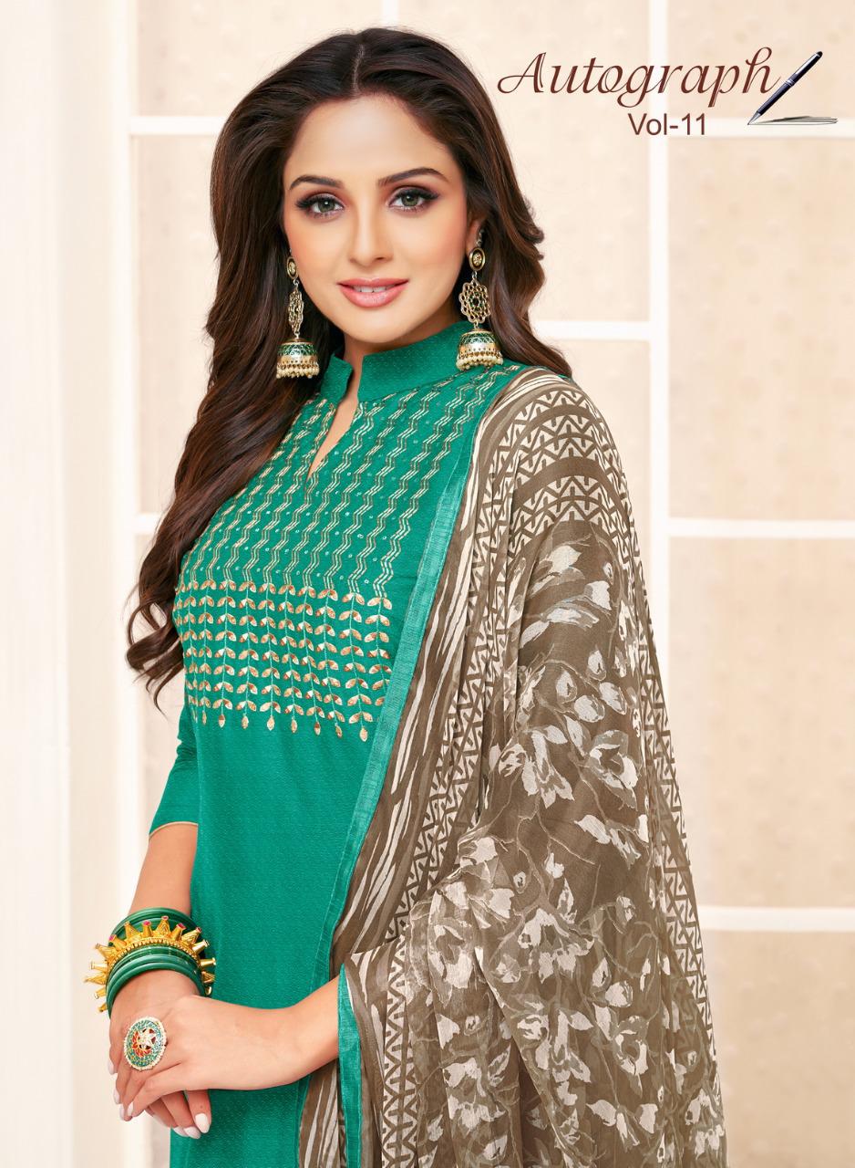 Shagun Lifestyle Autograph Vol 11 Cotton Butti Casual Wear Suit Dealer