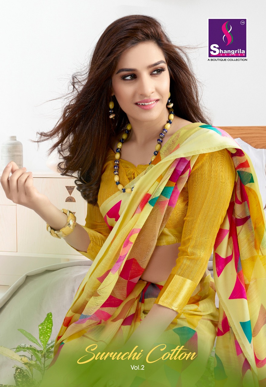 Shangrila Suruchi Cotton Vol 2 Looking Rich Saree Clothing Store