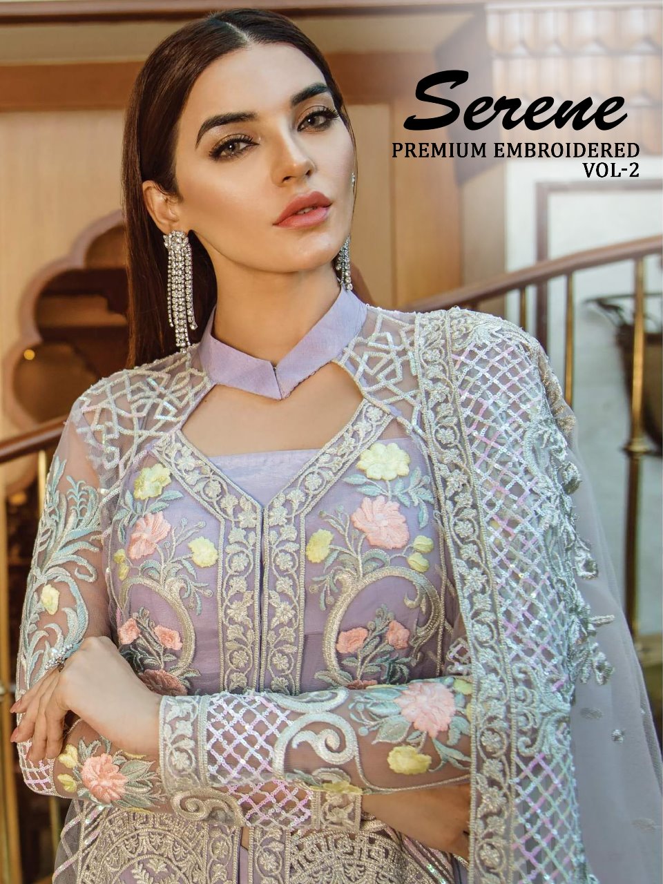 Shree Fab Launch Serene Premium Embroiderd Vol 2 Georgette Suit Wholesaler