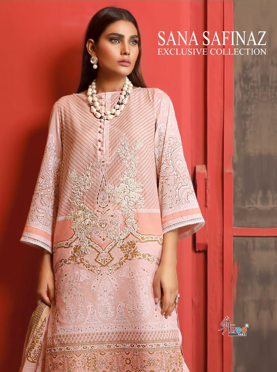 Shree Fab Sana Safinaz Exclusive Collection Pure Cotton Pakistani Suit Concept