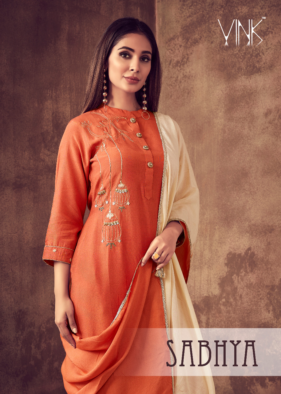 Vink Present Sabhya Pure Maslin Looking Rich Salwar Suit In Surat Market