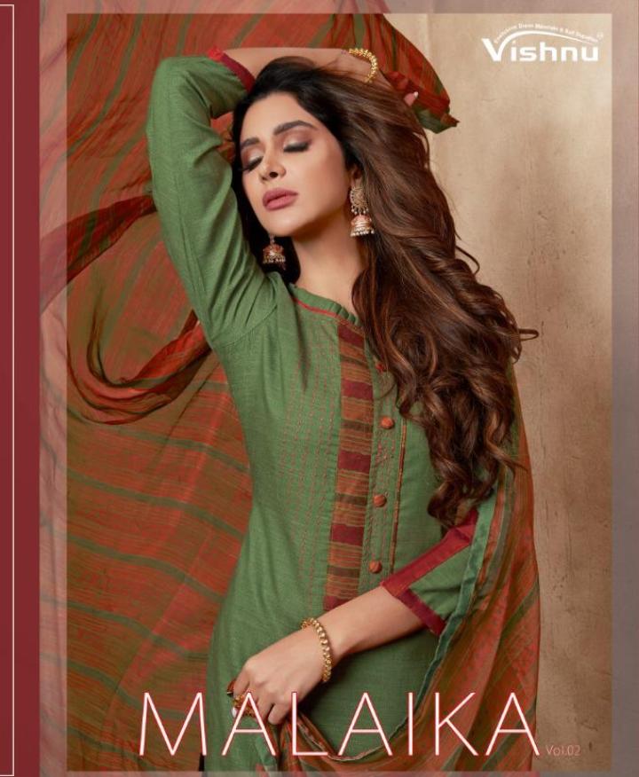 Vishnu Impex Malaika Vol 2 Cotton Casual Wear Salwar Kameez Clothing Store