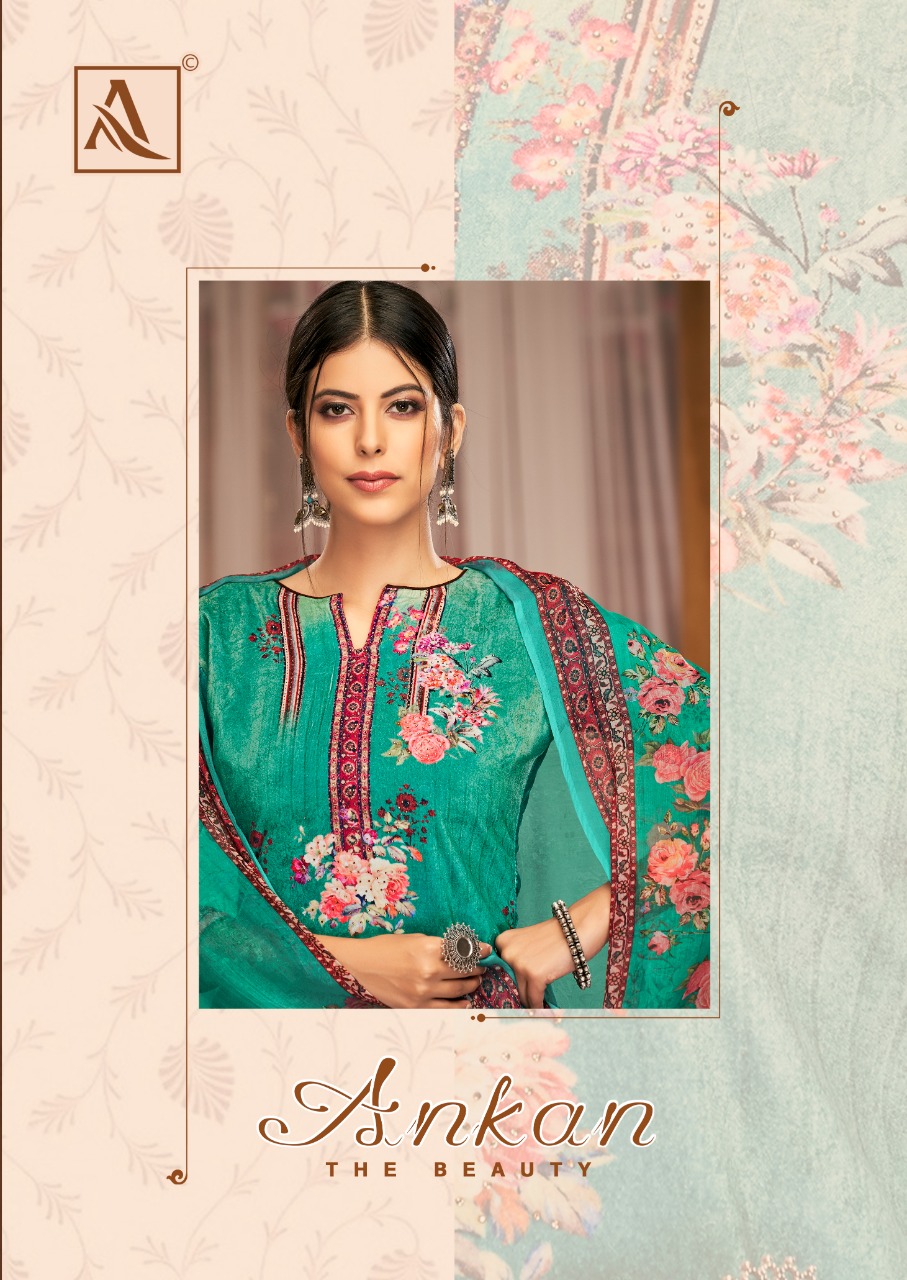 Alok Suit Ankan Pure Velvet Viscose Exclusive Salwar Kameez