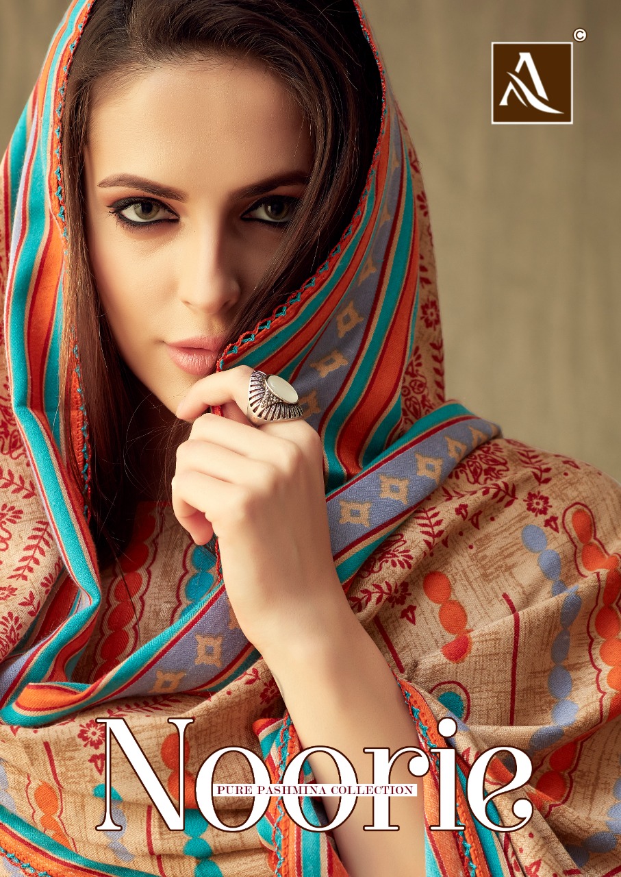 Alok Suit Noorie Fresh Wool Pashmina Dress Material Winter Collection