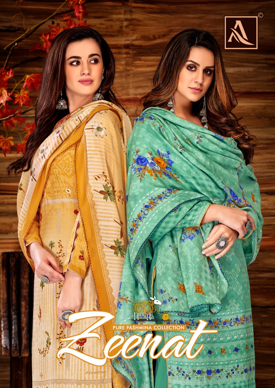 Alok Suit Present Zeenat Pashmina Digital Style Print Casual Wear Salwar Suit Trader