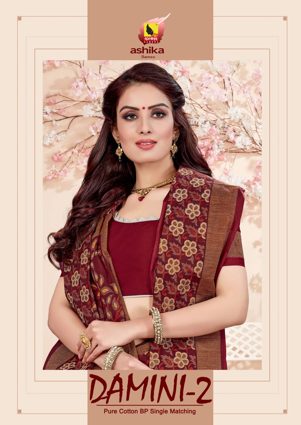 Ashika Saree Launch Damini Vol 2 Pure Cotton Casual Wear Printed Saree Collection