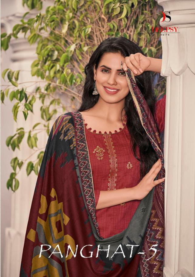 Deepsy Panghat Vol 5 Pashmina Winter Salwar Kameez Wholesale Price